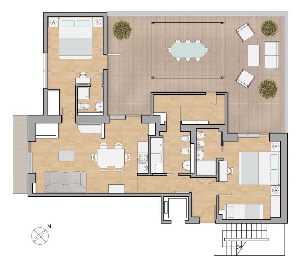 Vatican Luxury Apartment With Terrace - 7 People Рим Экстерьер фото